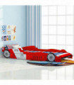 vidaXL Children's Race Car Bed 90x200 cm Red
