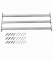 Adjustable Security Window Bars 3 pcs 710-1200 mm