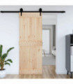 Barn Door 85x210 cm Solid Wood Pine