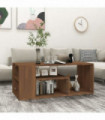 Coffee Table Brown Oak 100x50x40 cm Engineered Wood