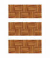 Decking Tiles Vertical Pattern 30 x 30 cm Acacia Set of 30