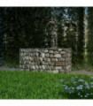 vidaXL Gabion Basket Galvanised Steel 100x50x50 cm