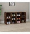 Shoe Bench Smoked Oak 103x30x54.5 cm Engineered Wood