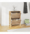 Shoe Cabinet 57.5x33x80 cm Engineered Wood