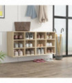 Shoe Cabinets 2 pcs Sonoma Oak 52.5x30x50 cm