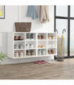 Shoe Cabinets 2 pcs White 52.5x30x50 cm