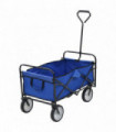 Folding Hand Trolley Steel Blue