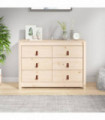 Side Cabinet 100x40x72 cm Solid Wood Pine