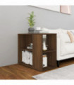 Side Cabinet Brown Oak 60x30x50 cm Engineered Wood