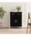 Sideboard Black 62x38x75 cm Engineered Wood