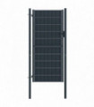 vidaXL Fence Gate PVC and Steel 100x164 cm Anthracite