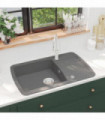 Granite Kitchen Sink Single Basin Grey