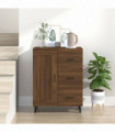 Sideboard Brown Oak 69.5x34x90 cm Engineered Wood