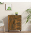 Sideboard Smoked Oak 69.5x34x90 cm Engineered Wood
