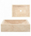 Sink 45x30x12 cm Marble Cream