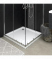 vidaXL Square ABS Shower Base Tray White 80x80 cm