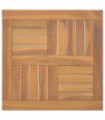 vidaXL Square Table Top 50x50x2.5 cm Solid Wood Teak
