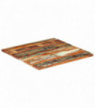 Square Table Top 80x80 cm 25-27 mm Solid Reclaimed Wood