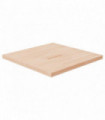 Square Table Top 80x80x4 cm Untreated Solid Wood Oak