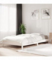 Stack Bed White 90x200 cm Solid Wood Pine