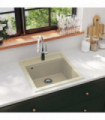 Granite Kitchen Sink Single Basin Beige
