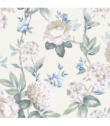 Keeka Floral Blue Cream sw12