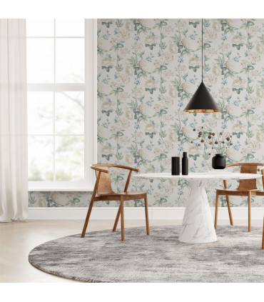 Keeka Floral Blue Cream sw12