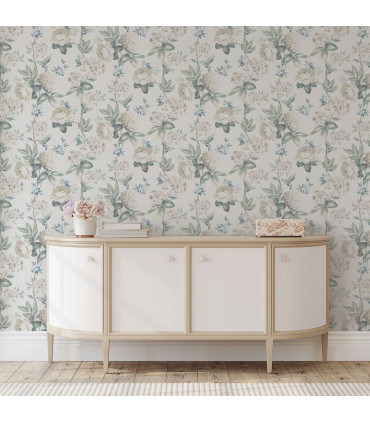 Keeka Floral Blue Cream sw12