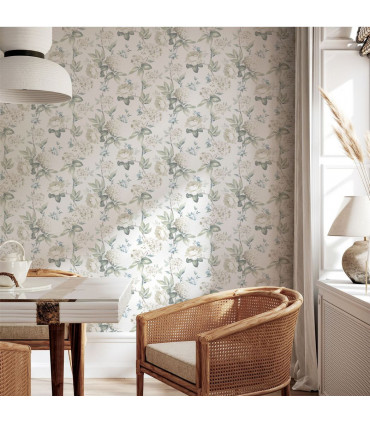 Keeka Floral Blue Cream sw12