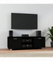TV Cabinet Black 120x40.5x35 cm Engineered Wood