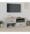 TV Cabinet Concrete Grey 100x35x40 cm Engineered Wood
