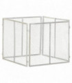 Garden Composter 85x85x70 cm Galvanised Iron