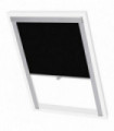 vidaXL Blackout Roller Blinds Black C02