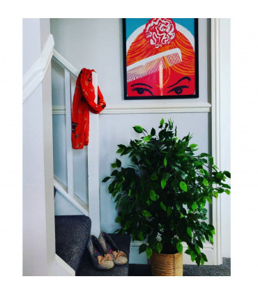 90cm Artificial Ficus Tree / Plant - Large Bushy Shape