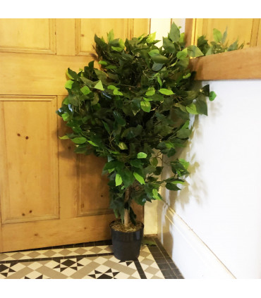 90cm Artificial Ficus Tree Bush - Large Bushy Plant