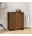 vidaXL Shoe Cabinet Brown Oak 59x35x70 cm Engineered Wood