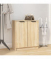 vidaXL Shoe Cabinet Sonoma Oak 59x35x70 cm Engineered Wood