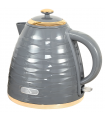 HOMCOM Electric Kettle, Fast Boil, 1.7L, 3kW, Swivel, Grey Ripple