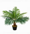 Artificial Palm Tree  8 Leaves with Nursery Pot, Fake Tropical Tree 60cm