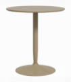 HOMCOM Round Dining Table, Non-slip Pad for Living Room Light Brown