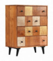 vidaXL Chest of Drawers 60x30x75 cm Solid Acacia Wood