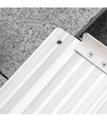 Aluminum Silver 183 cm x 72 cm x 5 cm Wheelchair Ramp for Mobility Scooters