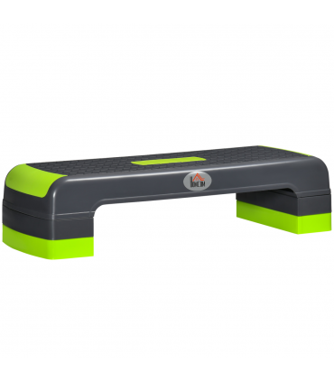 HOMCOM Aerobic Step Three-Level Adjustable Exercise Stepper for Home, Office