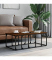 vidaXL Coffee Table Brown Oak 100x50x35.5 cm Engineered Wood