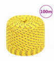 Boat Rope Yellow 8 mm 100 m Polypropylene