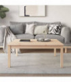 Coffee Table 100x100x40 cm Solid Wood Pine