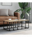 vidaXL Coffee Table Sonoma Oak 100x50x35.5 cm Engineered Wood