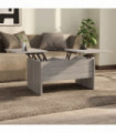 Coffee Table Grey Sonoma 80x50x42.5 cm Engineered Wood