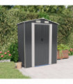 Garden Shed Anthracite 192x108x223 cm Galvanised Steel