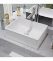 Basin Ceramic White 41x30x12 cm